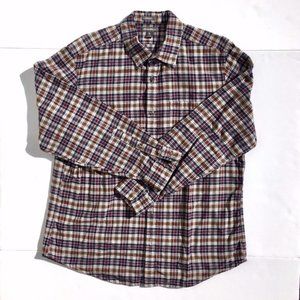 4/$20 Eddie Bauer Relaxed Fit Flannel sz L